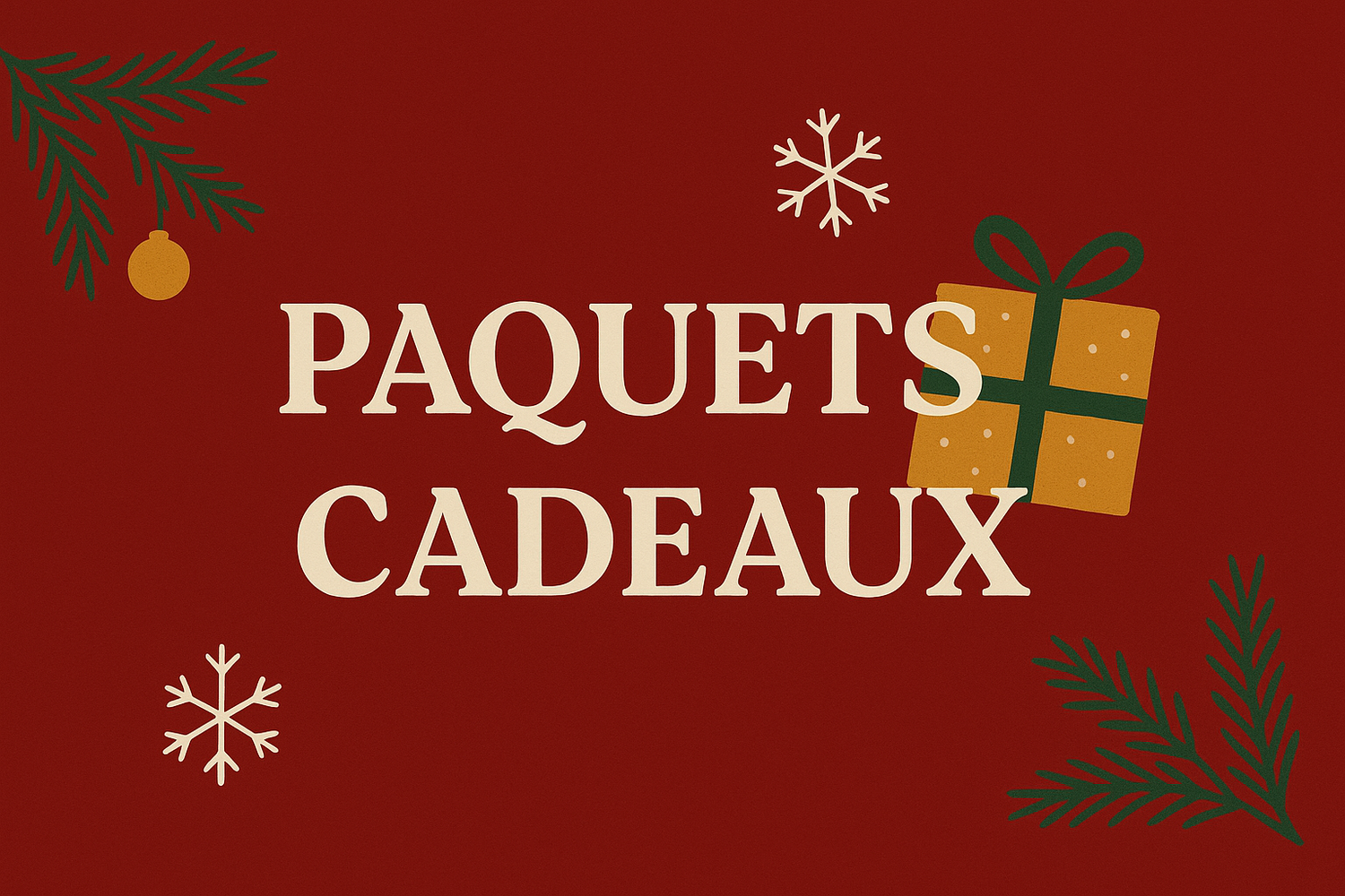 Paquets cadeaux 📦🎁