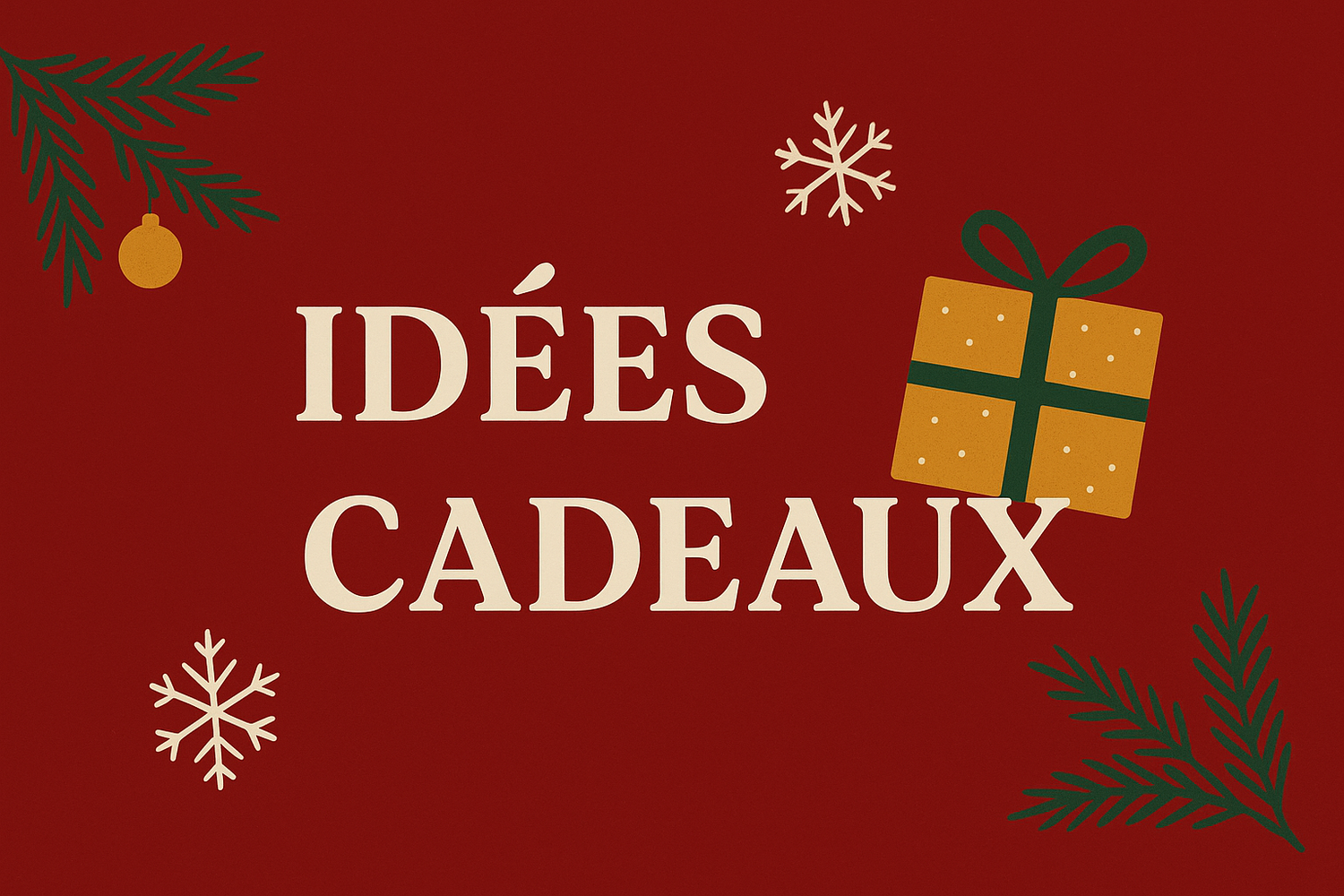 Idées cadeaux de Noël 🎁