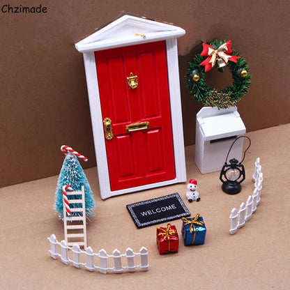 🎄 Ensemble de Décor Miniature de Maison de Noël