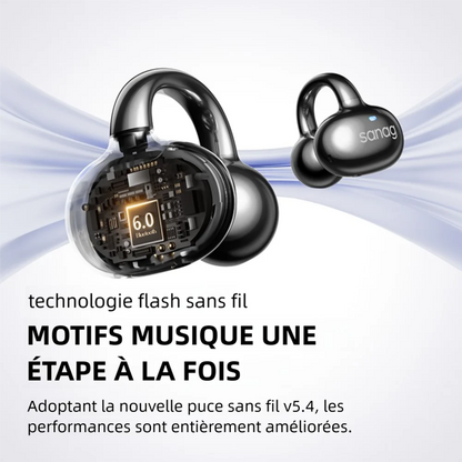 Écouteur  Bluetooth intelligent à conduction osseuse