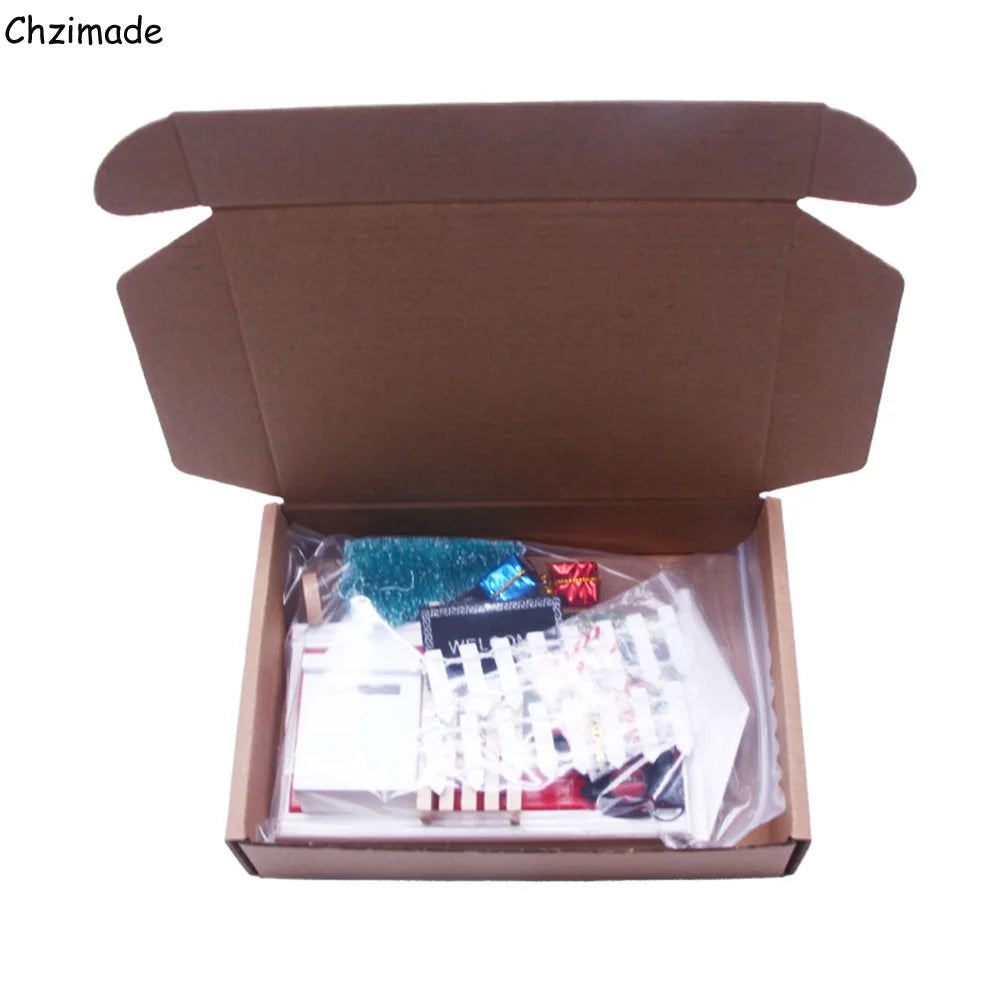 🎄 Ensemble de Décor Miniature de Maison de Noël