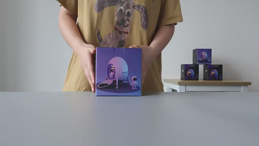 🧑‍🚀 Projecteur de lumière d'astronaute et de galaxie